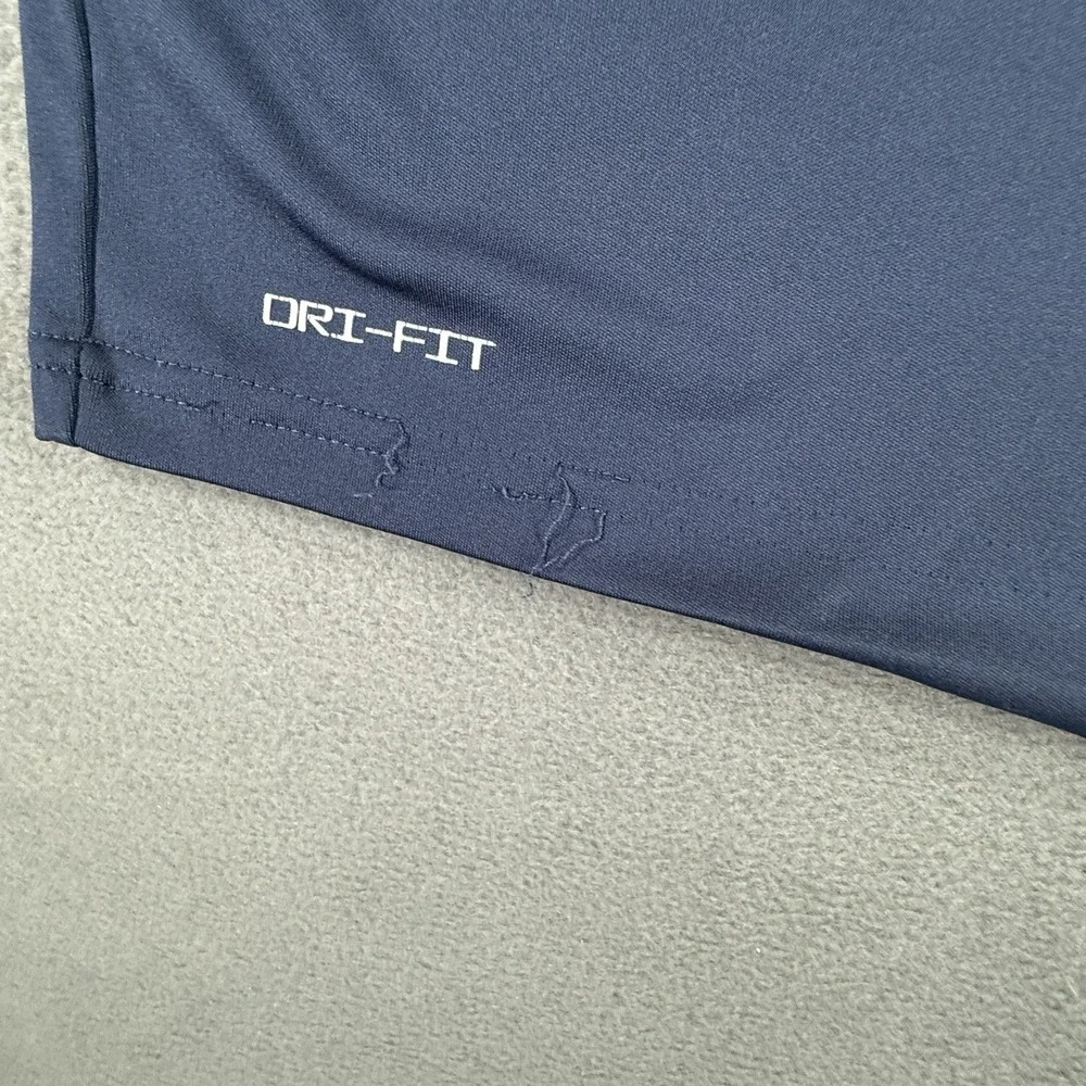 Nike Dri-FIT Swim Men's Medium Navy Blue Activewear T-Shirt Short Sleeve
